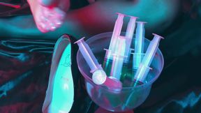 Morrigan &amp; the Substance - Latex, Pantyhose Stuffing &amp; Foot