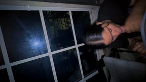latina with big tits gives me a deep throat outside the house! x3 - latina tetas grandes me hace una garganta profunda fuera de casa! x3