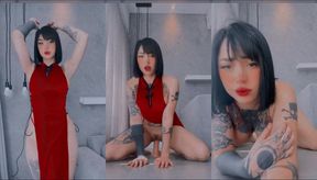 Lai Dawud's Hot Dildo Riding Masturbation