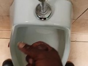 Buck jacking off in the Dick's Sporting Goods