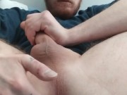 Stuffing and loosening my tight asshole for a bigger object