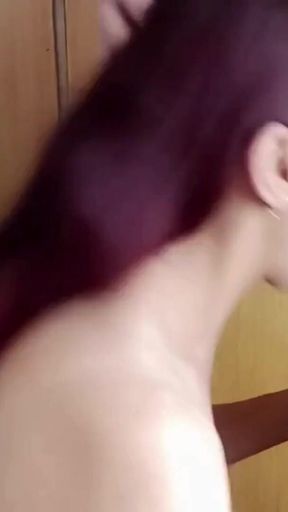 Iconic moment from &quot;Cum loving slut loves eating cum and getting cum facials.&quot;