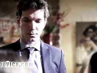 Hawt Hitchhiker Lured Into threesome by Submissive Couple