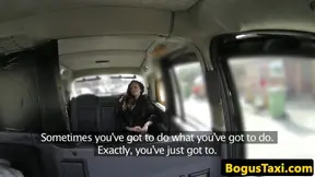 Cheeky taxi slut banged outdoors after oral