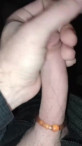 Stroking My Thick 7 Inch Cock