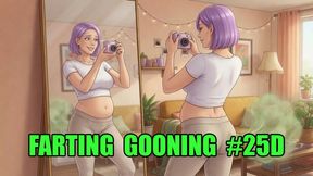 Farting Gooning #25D: Worship Her Every Release (Animated, Music, Text)