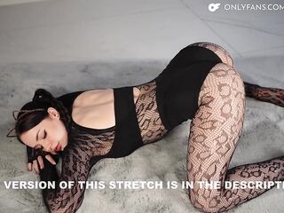 Art Of Eye Contact Stretching: ADMIRABLE-LOOKING Flexible Angel Routine 4K