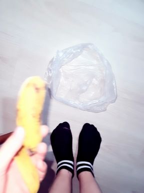 Banana crushed