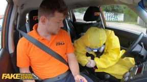 Takes Off her Hazmat Suit