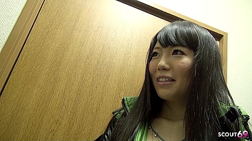 Full Uncensored JAV Casting Porn with Shy Japanese Teen after Pickup by Stranger older Guy