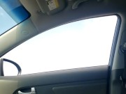 Helicopter dick driving down the road