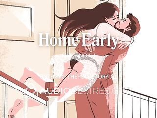 Married Couple Reunion Turns Into Intense Fuck - Filthy Talk, Finger Play & Carpet munch - ASMR Porn Erotic Audio Story for Hotties