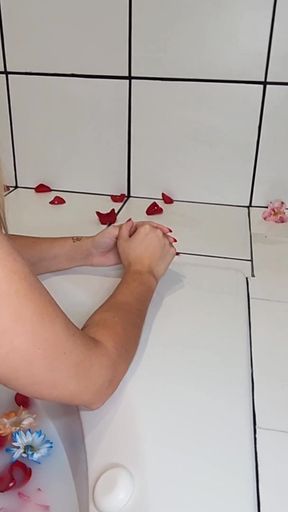 Hotwife Lexi Love Behind the Scenes Milk Bath Photo Shoot!