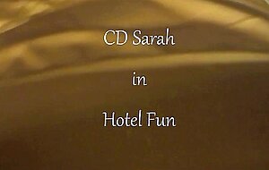 Crossdresser CD Sarah Masturbates Solo in Bed