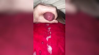 Inhaling my New Steamy Fountain on my Crimson Undergarments