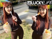 Big Ass Redhead Loves Outdoor Sex