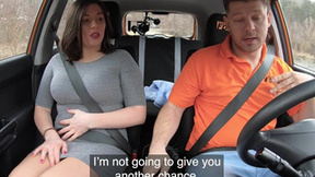 Aleya's Driving Test Turns into Sexy Backseat Action