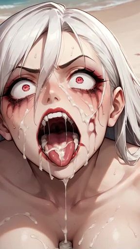 Join the Mind Break Mental Madness Excursion as a Sun-kissed Ash-blonde Hotty Collapses Onto the Sandy Shore