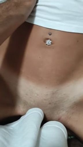 I broke her pussy on the kitchen table