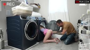 Stepdad Helps Himself To Stuck Stepdaughter's Cunt - Tess Thompson