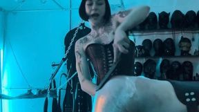In Session: Energetic OTK Impact play and Spanking with Mistress Why