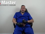 British doctor in scrubs & latex gloves humiliates your small penis & compares his big cock PREVIEW