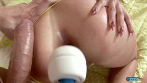 Teen Cutie Sasha Rose takes Anal and Facial