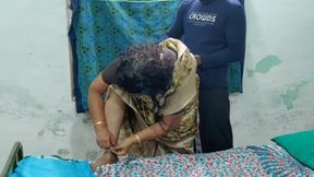 I rubbed my stepmother's private parts with my tongue and ejaculated during hot and rough anal sex.