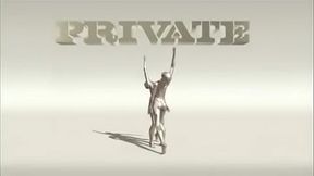 Deniska on Bed Wearing Lingerie Masturbating as Man Screws Her Anal