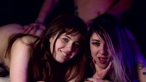 Threesome fuck with cute PAWG babes