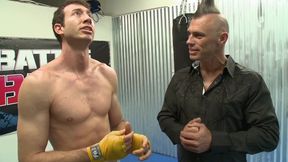 BBW brunette milf in sexy lingerie is fucked hard by rough MMA fighter