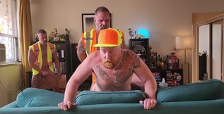 Construction Worker Coffee Break Gangbang