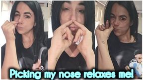 I pick my nose without fear!