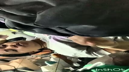 She touch my dick flash in store CUM