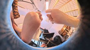 8K VR360 LINGLING MARTINA POV crushes dwarfs