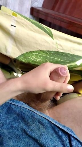 I Caress My Wet Cock