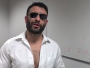 Your alpha straight boss needs a blowjob, verbal domination