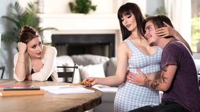 ”Free use arrangment with MILF stepmommy Lexi Luna while studying”