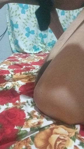 Masturbating