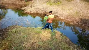 Indian Village Lads Splash And Seduce In Steamy Forest Encounter - Gay Hindi Porn