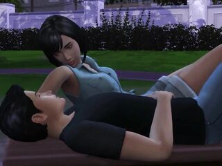 Vlogger Gets Screwed In The Park - sims 4 - CG Anime