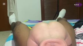Stepdaddy Starts Jerking off and Ends up with His Toy