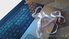 Briana Lee - anal panty stuffing