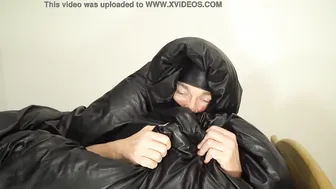 Leather fetish guys suck and fuck in hardcore anal session