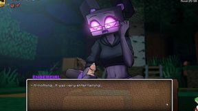 Minecraft girls all want Steve's hefty dick