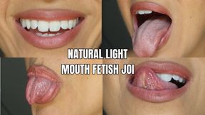 Natural light mouth fetish JOI - OnlyVanessa