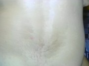 My husband, can not put his cum in my narrow ass with a funnel.