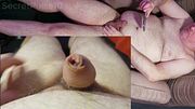 FEEL MY PRECUM & CUM TIGHT FORESKIN PENIS SLOWSTROKE DUAL VIEW