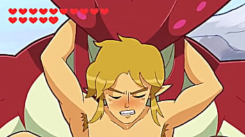 Link Gets Roughly Taken by Sidon in a Fiery Adventure