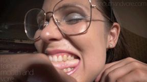 Smirking Emma's Cruel Big Bites